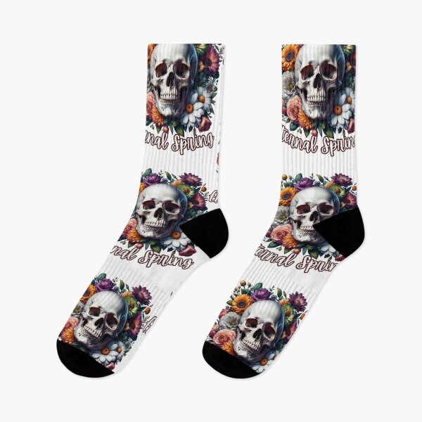 Item preview, Eternal Spring Dark Flora Skull with  Flowers designed and sold by kylmllr101684.