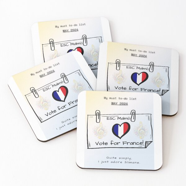 Item preview, EUROVISION SONG CONTEST 2024, VOTE FOR FRANCE designed and sold by CreativeBizarre.