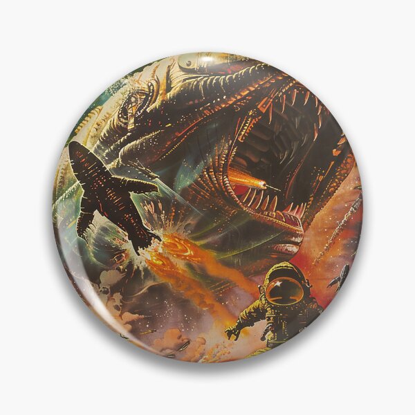 Item preview, Vintage Alien, Sci-Fi Art designed and sold by nomiraclehere.