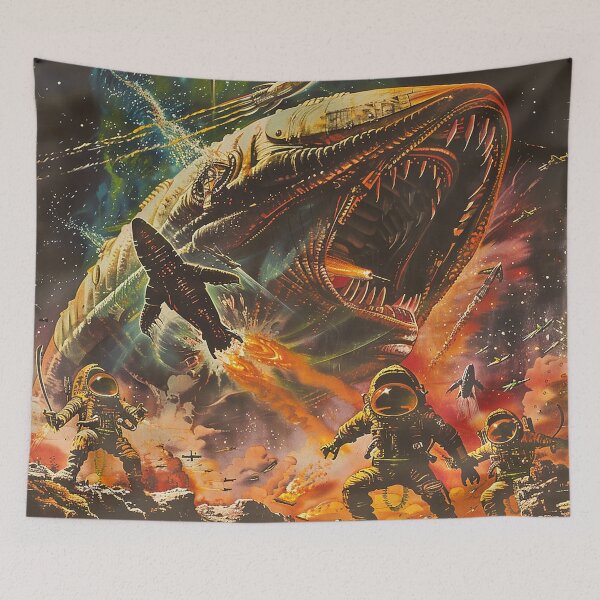 Item preview, Vintage Alien, Sci-Fi Art designed and sold by nomiraclehere.