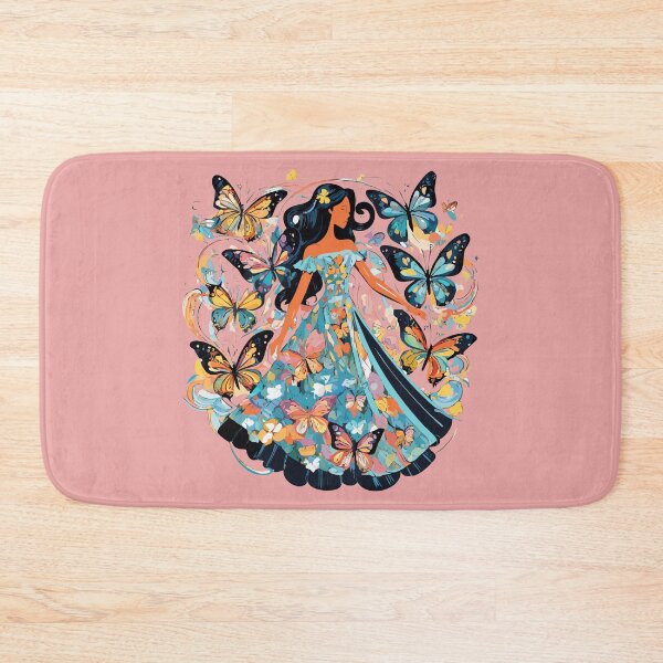 Item preview, woman's dress made up of multicolored butterflies designed and sold by Firas Aljazzar.