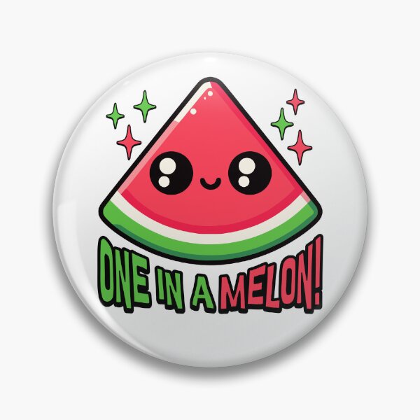 Item preview, One In A Melon! Cute Watermelon Pun designed and sold by PMCreative.