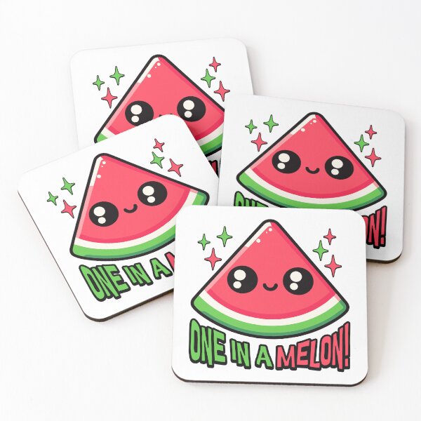 Item preview, One In A Melon! Cute Watermelon Pun designed and sold by PMCreative.