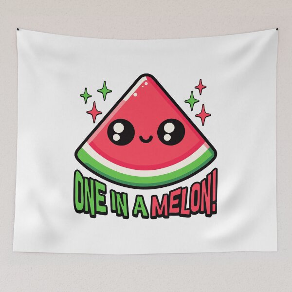 Item preview, One In A Melon! Cute Watermelon Pun designed and sold by PMCreative.