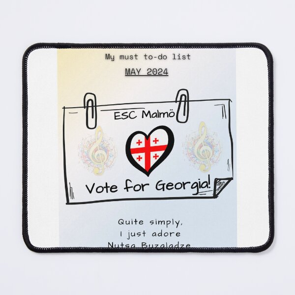 Item preview, EUROVISION SONG CONTEST 2024, VOTE FOR GEORGIA designed and sold by CreativeBizarre.