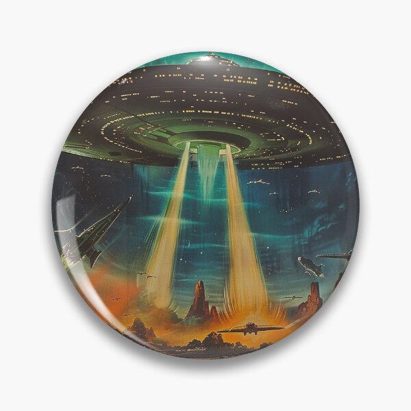 Item preview, Vintage Alien, Sci-Fi Art designed and sold by nomiraclehere.