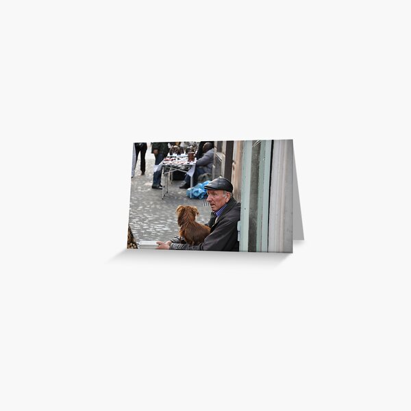 ROME - A beggar Greeting Card