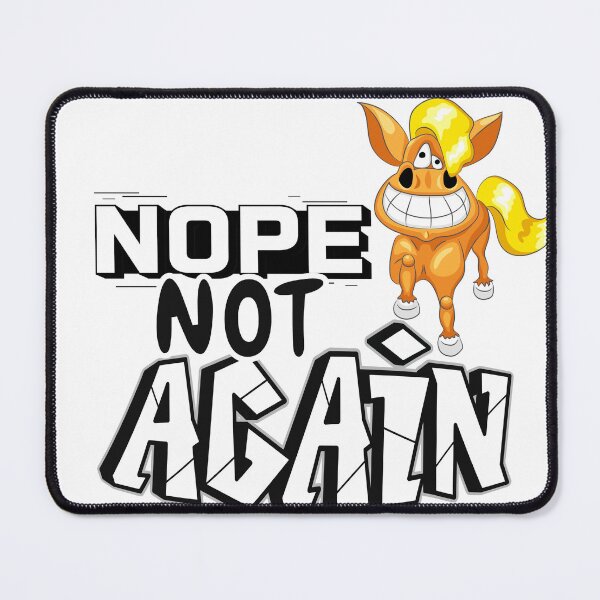 Item preview, Nope Not Again Funny Trump's Horse  designed and sold by PrintArt Studio.