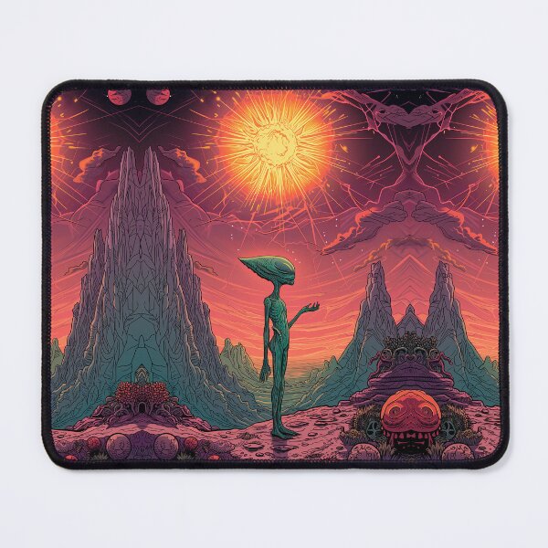 Item preview, alien sunbathing designed and sold by nataliamartini.