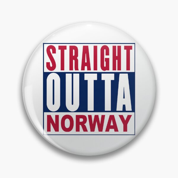 Item preview, Straight Outta Norway;  designed and sold by StickerApe.