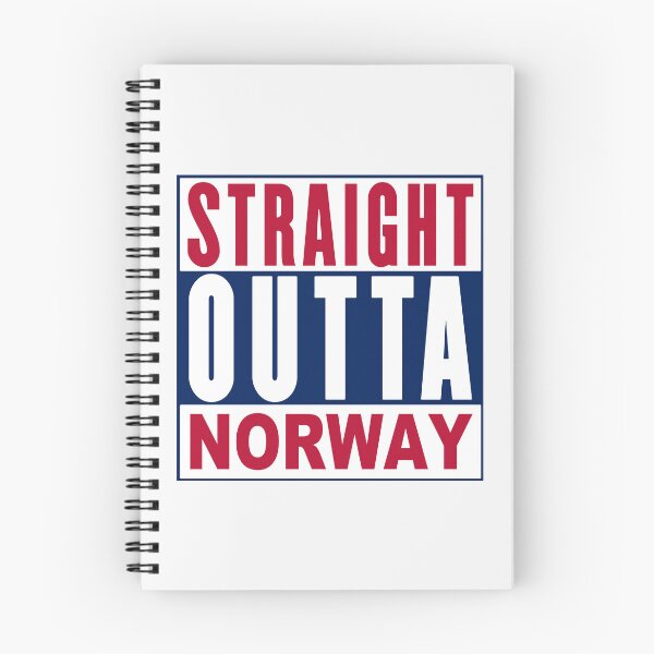 Item preview, Straight Outta Norway;  designed and sold by StickerApe.