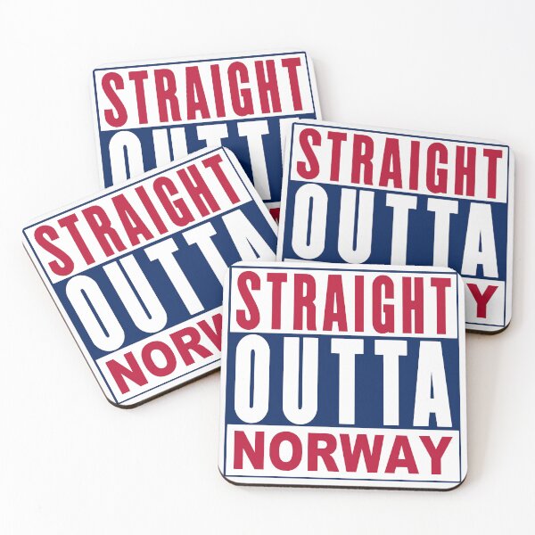 Item preview, Straight Outta Norway;  designed and sold by StickerApe.