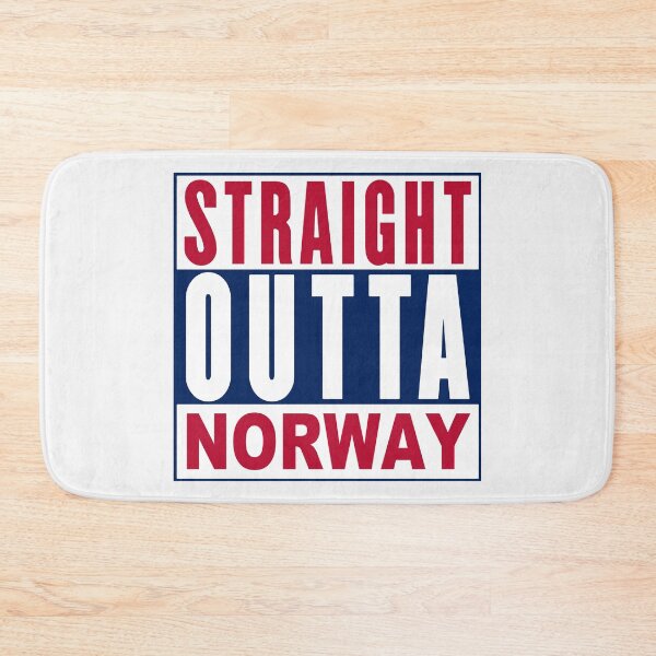 Item preview, Straight Outta Norway;  designed and sold by StickerApe.