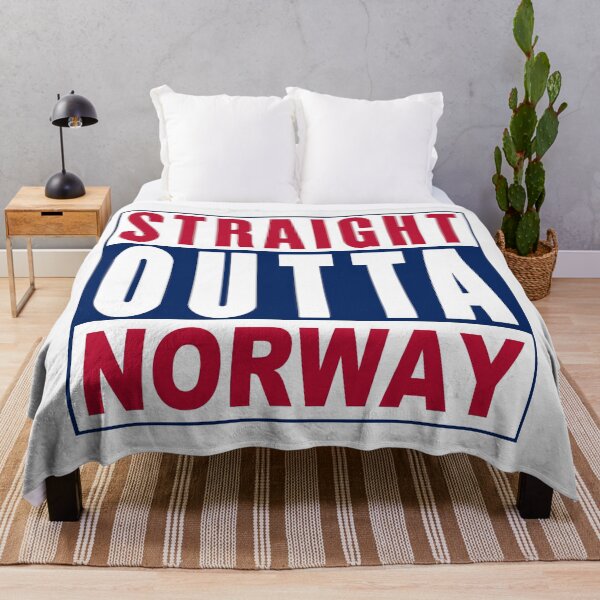Item preview, Straight Outta Norway;  designed and sold by StickerApe.