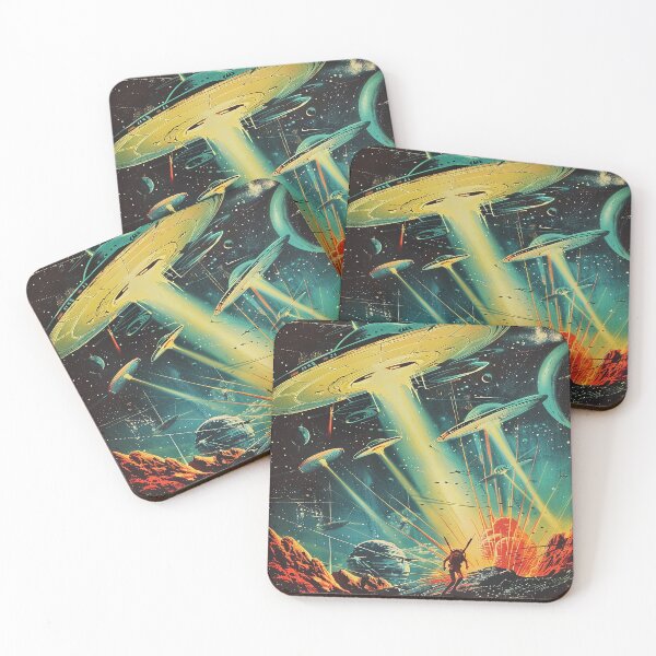 Item preview, Vintage Alien, Sci-Fi Art designed and sold by nomiraclehere.