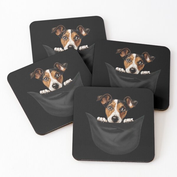 Item preview, Dog in a Pocket Cute Smooth Fox Terrier Puppy designed and sold by LovelyHappyGift.
