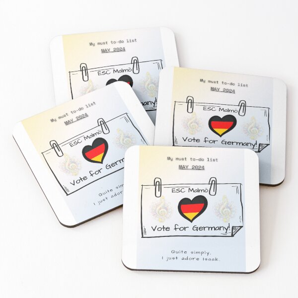 Item preview, EUROVISION SONG CONTEST 2024, VOTE FOR GERMANY designed and sold by CreativeBizarre.