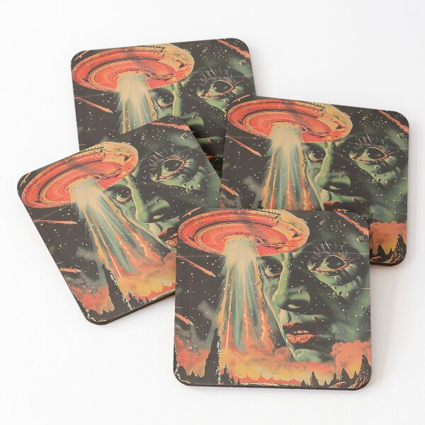 Item preview, Vintage Alien, Sci-Fi Art designed and sold by nomiraclehere.