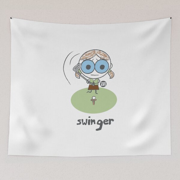 Item preview, HAPPY CAMPER - SWINGER GIRL designed and sold by TODD GOLDMAN.