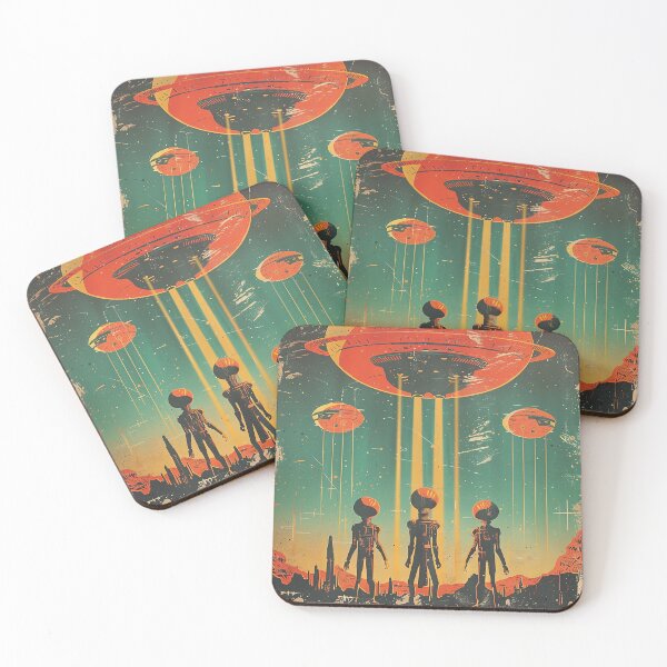 Item preview, Vintage Alien, Sci-Fi Art designed and sold by nomiraclehere.
