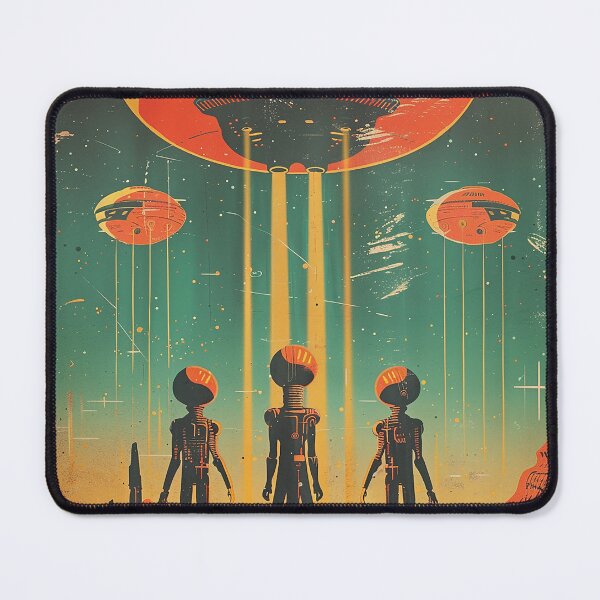 Item preview, Vintage Alien, Sci-Fi Art designed and sold by nomiraclehere.