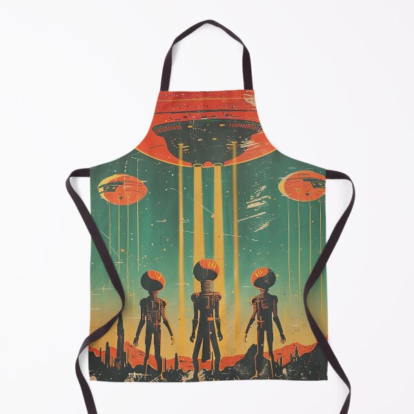 Item preview, Vintage Alien, Sci-Fi Art designed and sold by nomiraclehere.