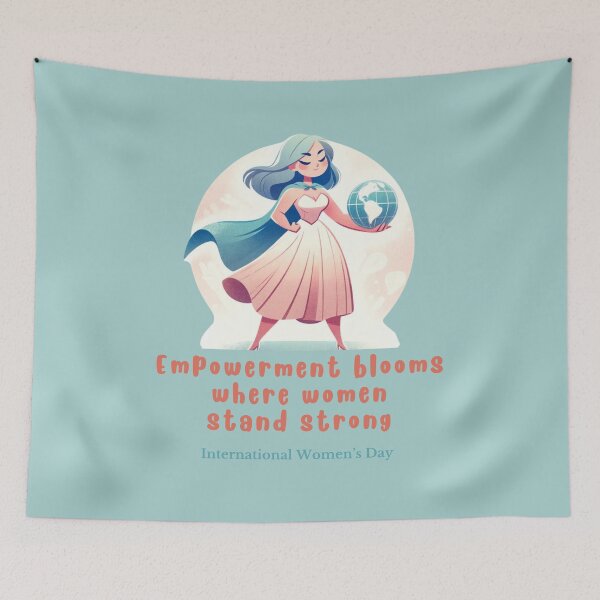 Item preview, International Women’s Day. 2024 March 8th."Empowerment blooms where women stand strong." designed and sold by Just You Tee | Say It Loud, Wear It Proud.