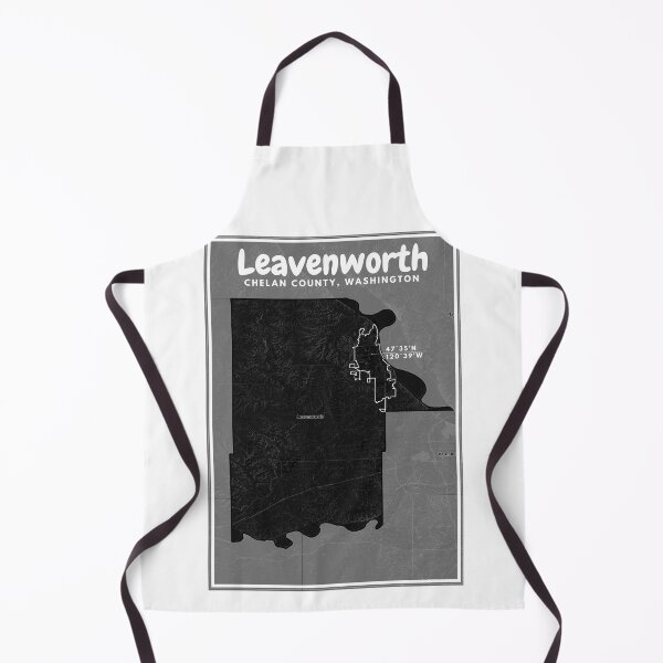 Item preview, Map of Leavenworth, minimalist designed and sold by Digital Dreams Arts.