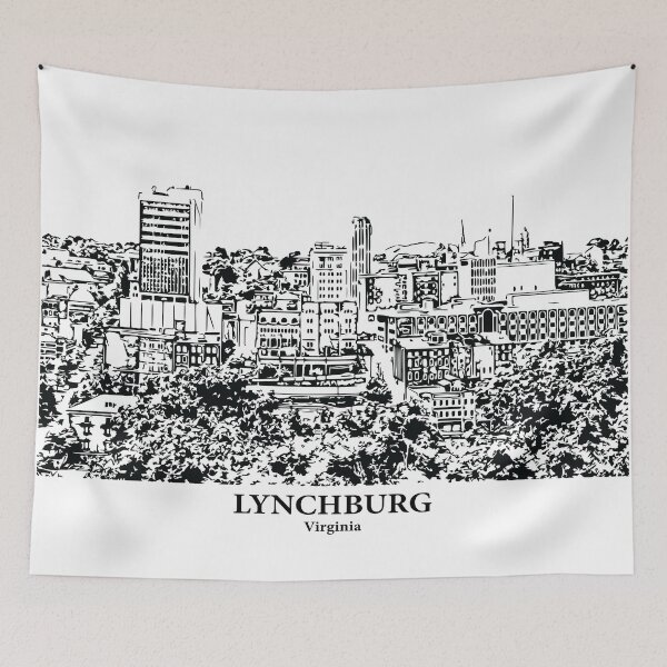 Item preview, Lynchburg - Virginia designed and sold by Lakeric Cityscapes.