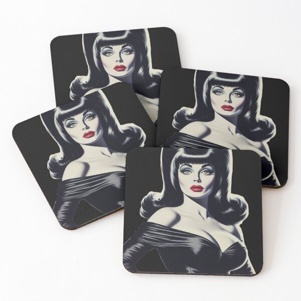 Item preview, Goth Horror Girl designed and sold by PulpVintage.