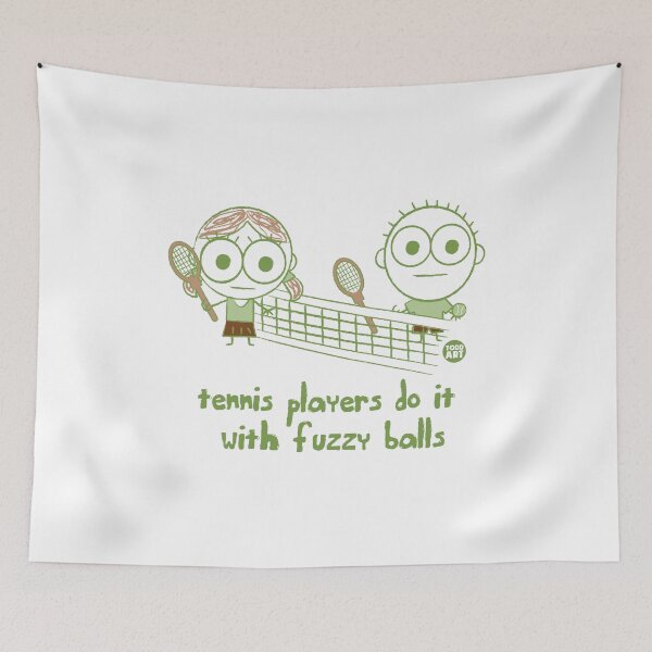 Item preview, HAPPY CAMPER - TENNIS FUZZY BALLS designed and sold by TODD GOLDMAN.