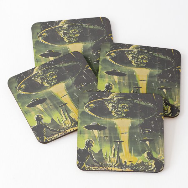 Item preview, Vintage Alien, Sci-Fi Art designed and sold by nomiraclehere.