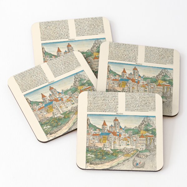 Item preview, Aquileia Ancient Roman City in Italy - The Nuremberg Chronicle 1493 - Medieval Manuscript Old Book designed and sold by Vintage-TM.