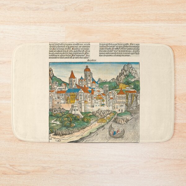 Item preview, Aquileia Ancient Roman City in Italy - The Nuremberg Chronicle 1493 - Medieval Manuscript Old Book designed and sold by Vintage-TM.
