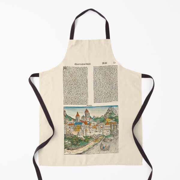 Item preview, Aquileia Ancient Roman City in Italy - The Nuremberg Chronicle 1493 - Medieval Manuscript Old Book designed and sold by Vintage-TM.