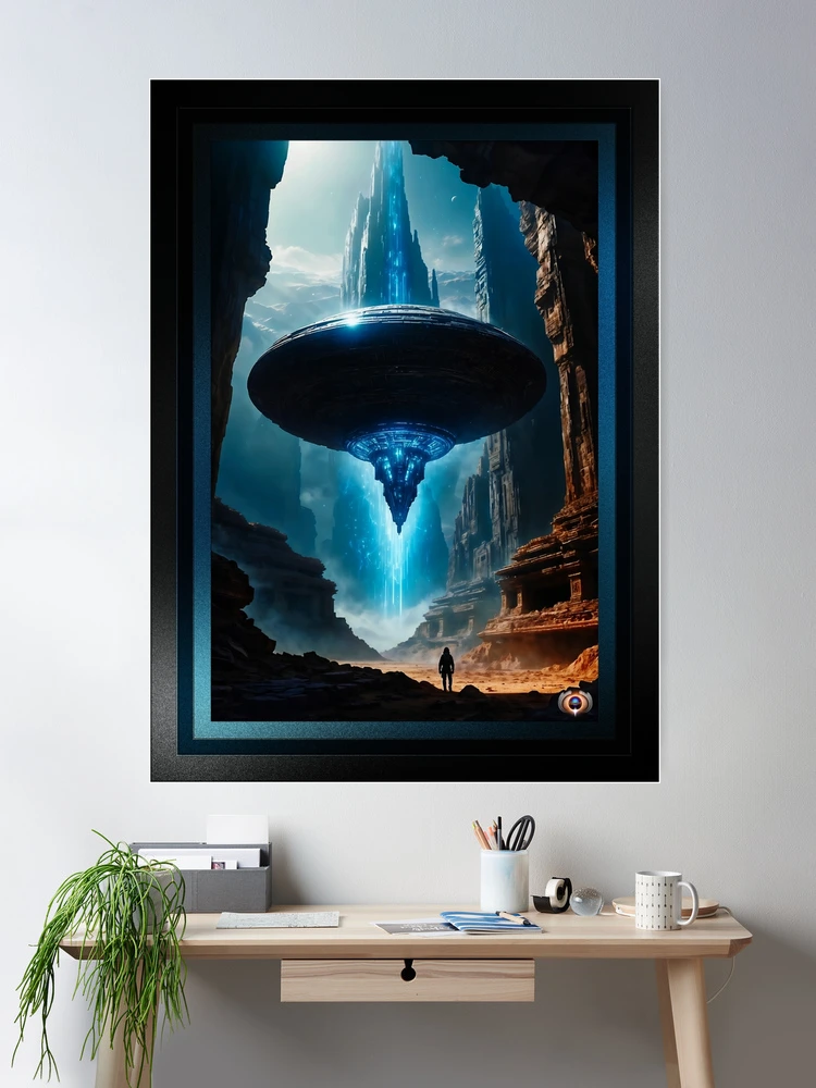 When The Ancients Returned Stunning AI Concept Art by Xzendor7 Room Decor Poster Art Print