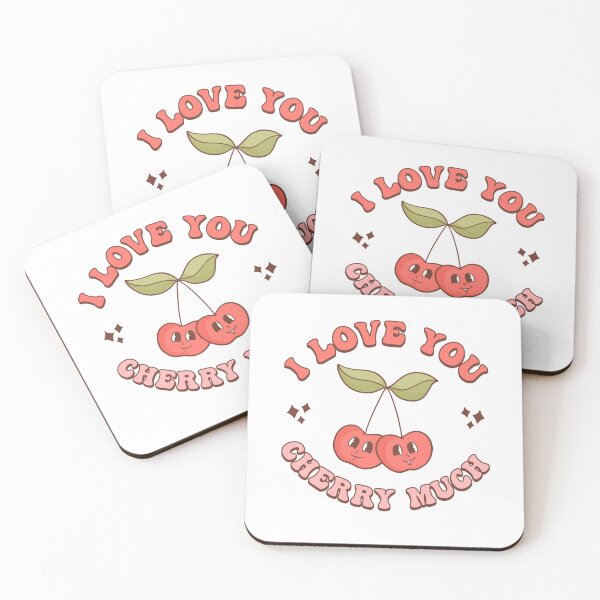 Item preview, I love you cherry much valentine's day designed and sold by PERsonalthreads.
