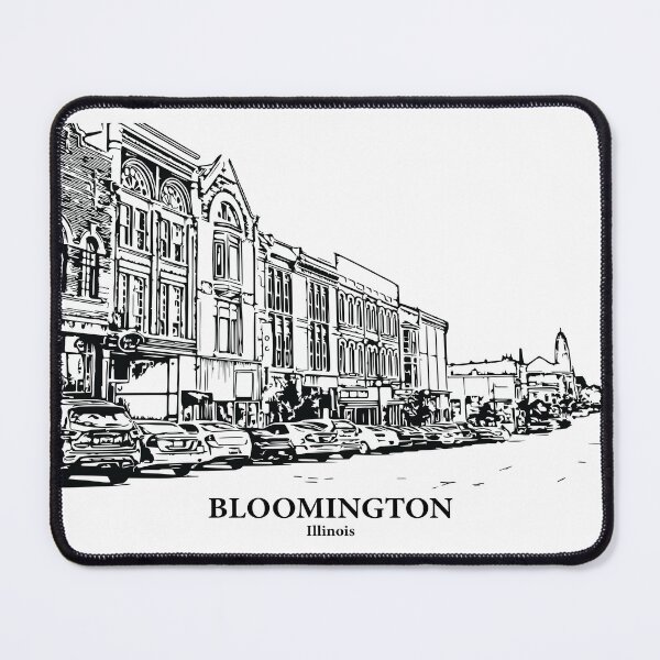 Item preview, Bloomington - Illinois designed and sold by Lakeric Cityscapes.