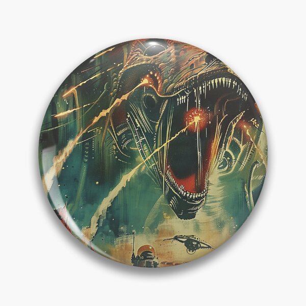 Item preview, Vintage Alien, Sci-Fi Art designed and sold by nomiraclehere.