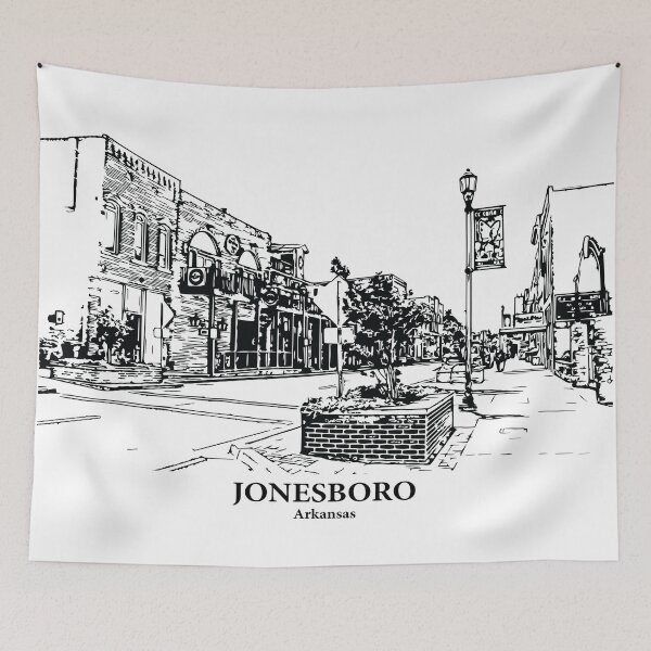 Item preview, Jonesboro - Arkansas designed and sold by Lakeric Cityscapes.