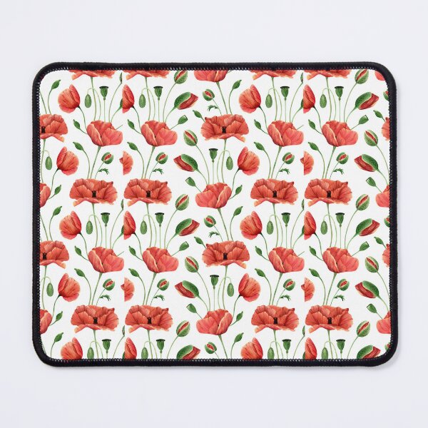 Item preview, Watercolor red poppy flower  wine designed and sold by Sameena Fatima.
