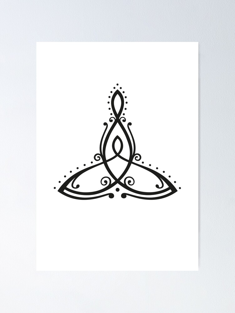 Keltisches Symbol Mutter Mit Kind Poster Von Christinekrahl Redbubble