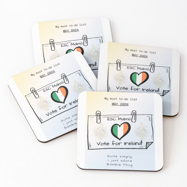 Item preview, EUROVISION SONG CONTEST 2024, VOTE FOR IRELAND designed and sold by CreativeBizarre.