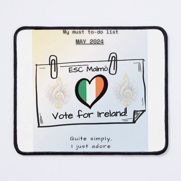 Item preview, EUROVISION SONG CONTEST 2024, VOTE FOR IRELAND designed and sold by CreativeBizarre.