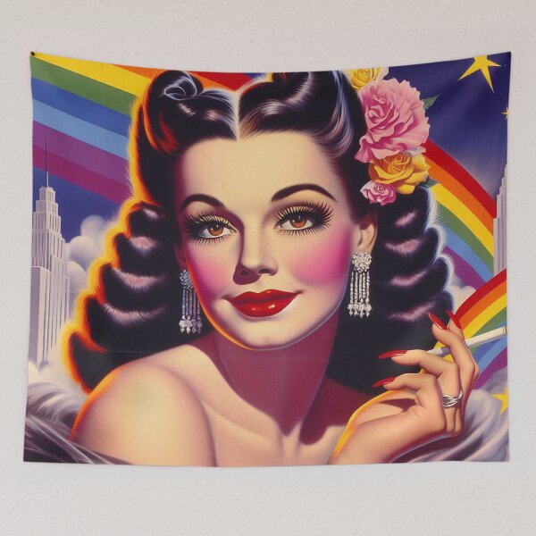 Item preview, Vintage Beauty Pin-up designed and sold by PulpVintage.