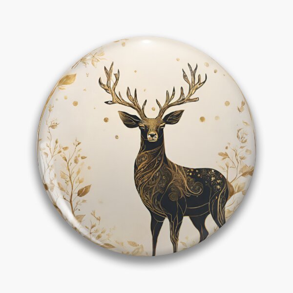 Item preview, Golden deer designed and sold by Lunaawga.
