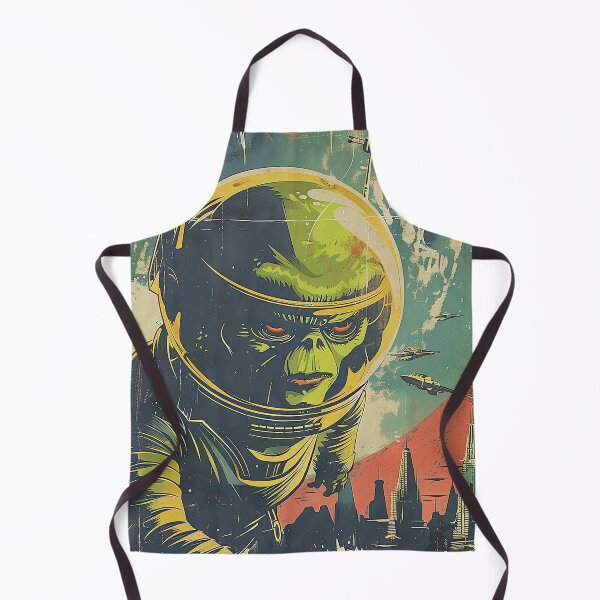 Item preview, Vintage Alien, Sci-Fi Art designed and sold by nomiraclehere.