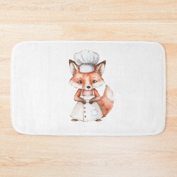 Item preview, Watercolor chef fox | Fox cooking | Baker fox | Ginger fox | Cartoon fox 1 designed and sold by Yaremchuk.