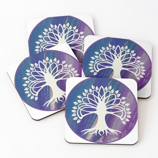 Item preview, Tree of Life Celtic Purple Blue  Heart  designed and sold by Aeressdesigns.