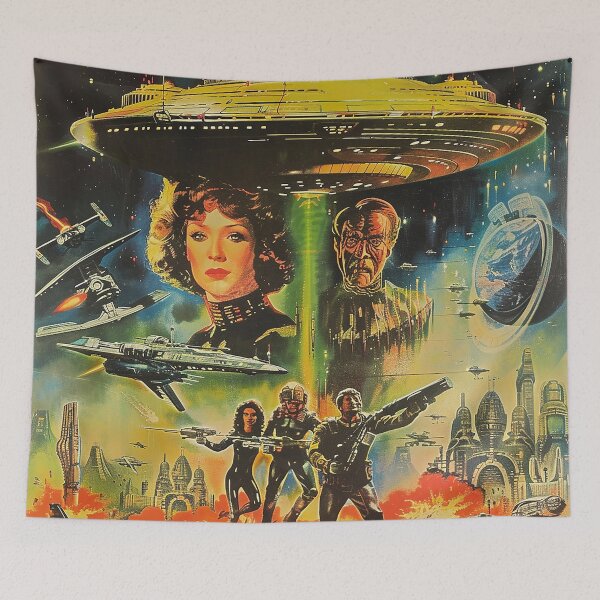 Item preview, Vintage Alien, Sci-Fi Art designed and sold by nomiraclehere.